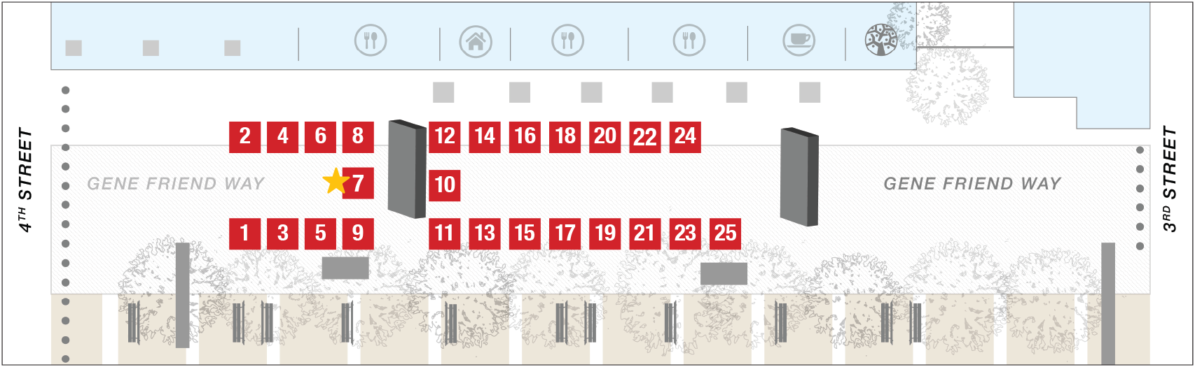 SRD 2024 Tent & Table Event Map